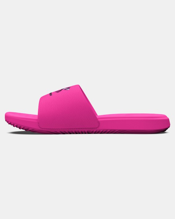 Women's UA Ansa Graphic Slides in Pink image number 1